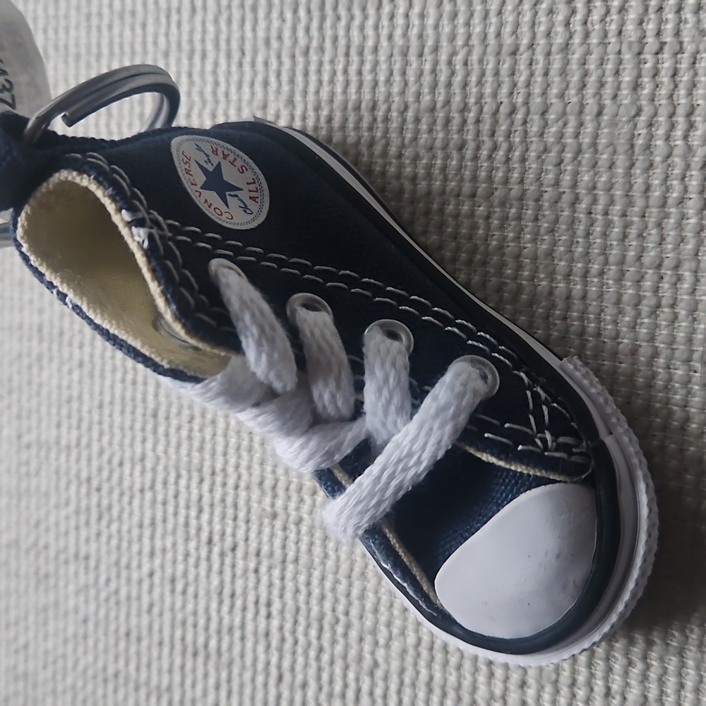 Converse Navy Blue Mini Sneaker Keychain - Picture 3 of 9